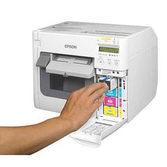 Epson TM-C3500 CMYK Ink Set + Maintenance Box Kit - SJIC22P