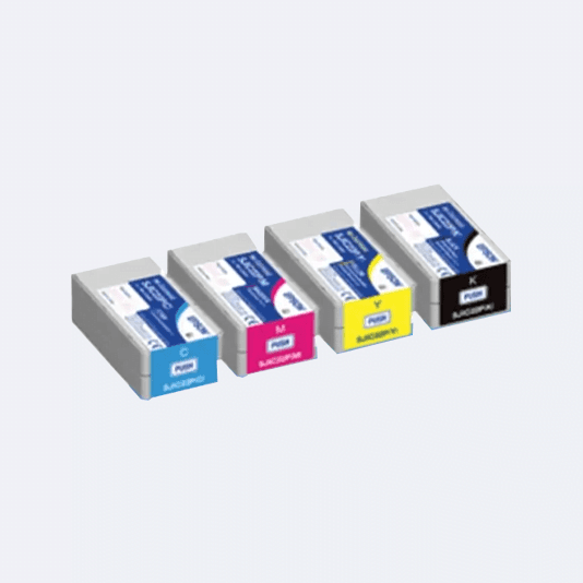 Epson TM-C3500 CMYK Ink Set - SJIC22P - 4 Cartridges