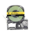 Epson PX 1/6" Black Ink/Yellow Tape, 30 ft. (5-Pack)