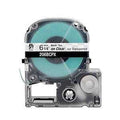 Epson PX 1/4" Black Ink/Clear Tape, 30 ft. (5-Pack)