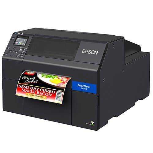 Epson ColorWorks CW-C6500A 8" Color Label Printer with Auto Cutter