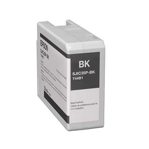 Epson CW-C6000/C6500 ColorWorks Gloss Black Ink Cartridge, SJIC35P(BK)