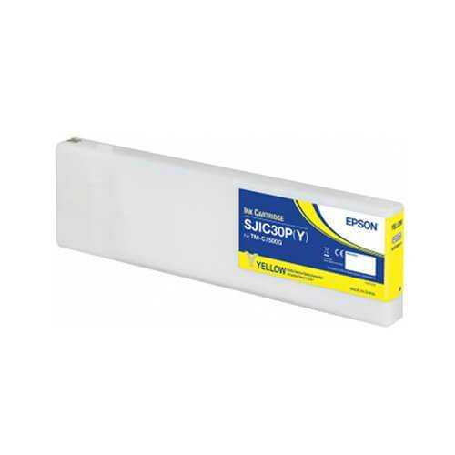 Epson TM-C7500G Yellow Ink Cartridge, SJIC30P(Y)