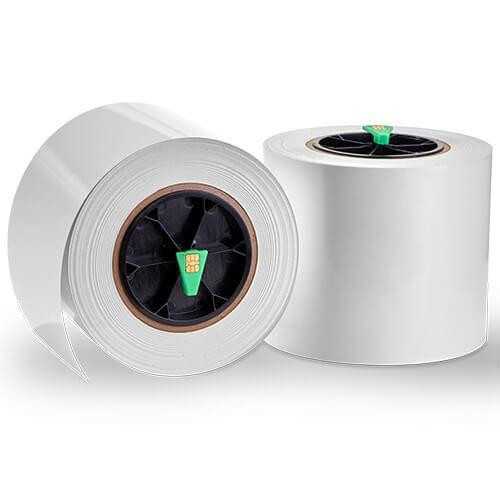 Primera 4.75″ Continuous Matte Polypropylene Label (2-Pack) - 150 ft. - Primera 4.75″ Continuous Gloss Paper Label (2-Pack) - 150 ft.
