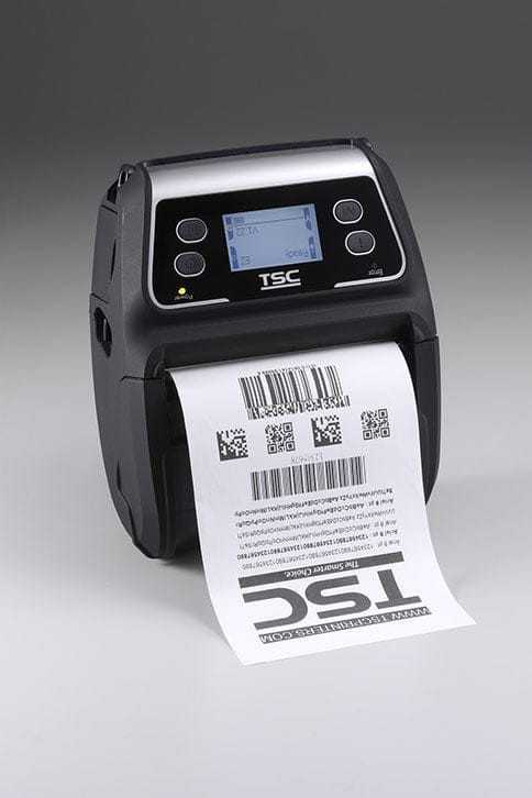 TSC Alpha-4L Mobile Thermal Printer, 203 dpi, Linerless, Bluetooth