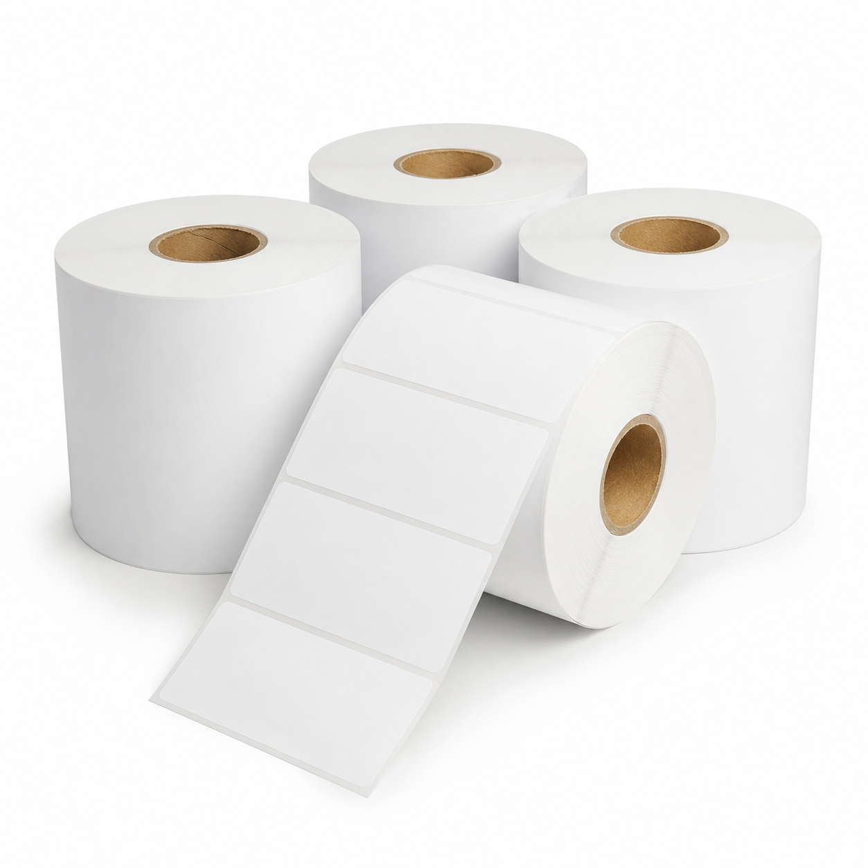 4" x 8" Thermal Transfer Labels – 4-Roll Case