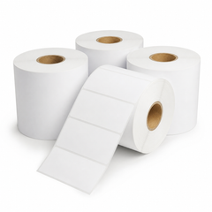 4" x 8" Thermal Transfer Labels – 4-Roll Case