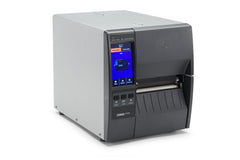 Zebra ZT231 300 DPI industrial label printer, front-right operator view
